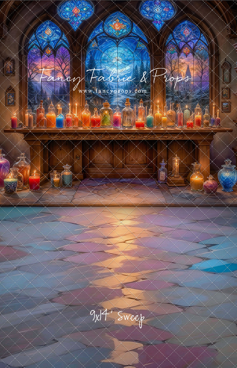 Mystic Potion Emporium - Cement Floor - With Sweep Option