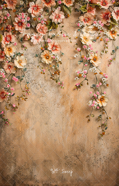 Painted Floral Peach