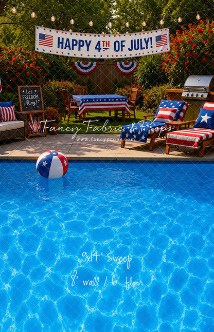 Red, White & Poolside Nights - With Sweep Option
