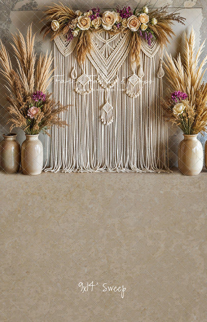 Rustic Woven Tapestry - With Sweep Option