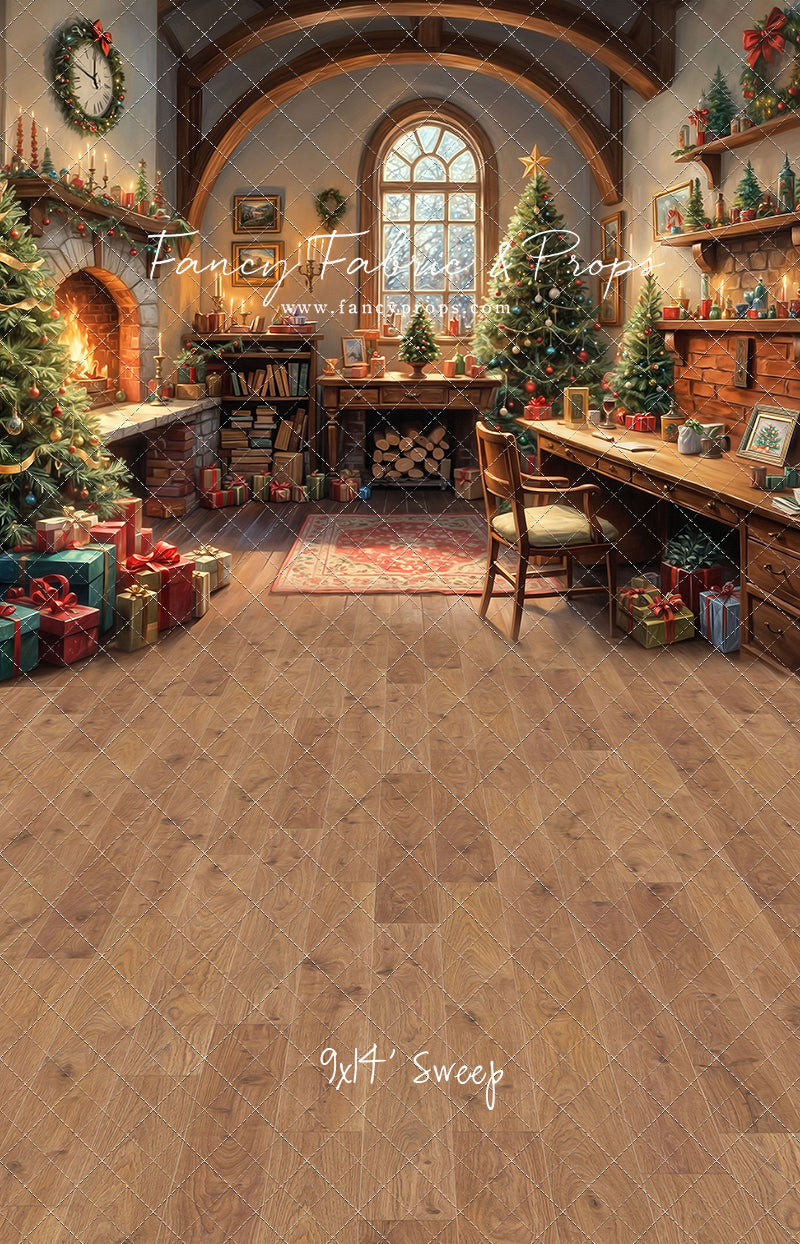 Santa's Winter Cabin - with Sweep Option