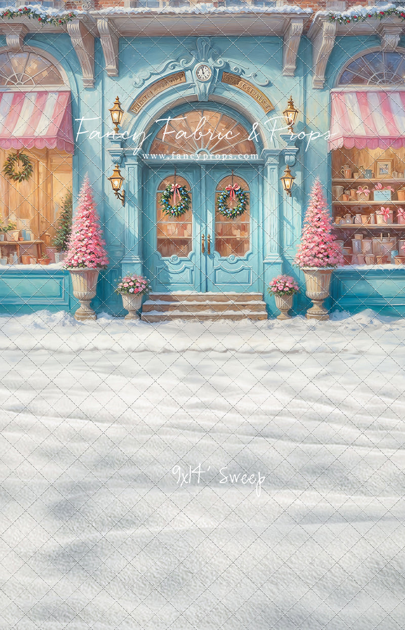 Snow-Kissed Winter Market - With Sweep Option