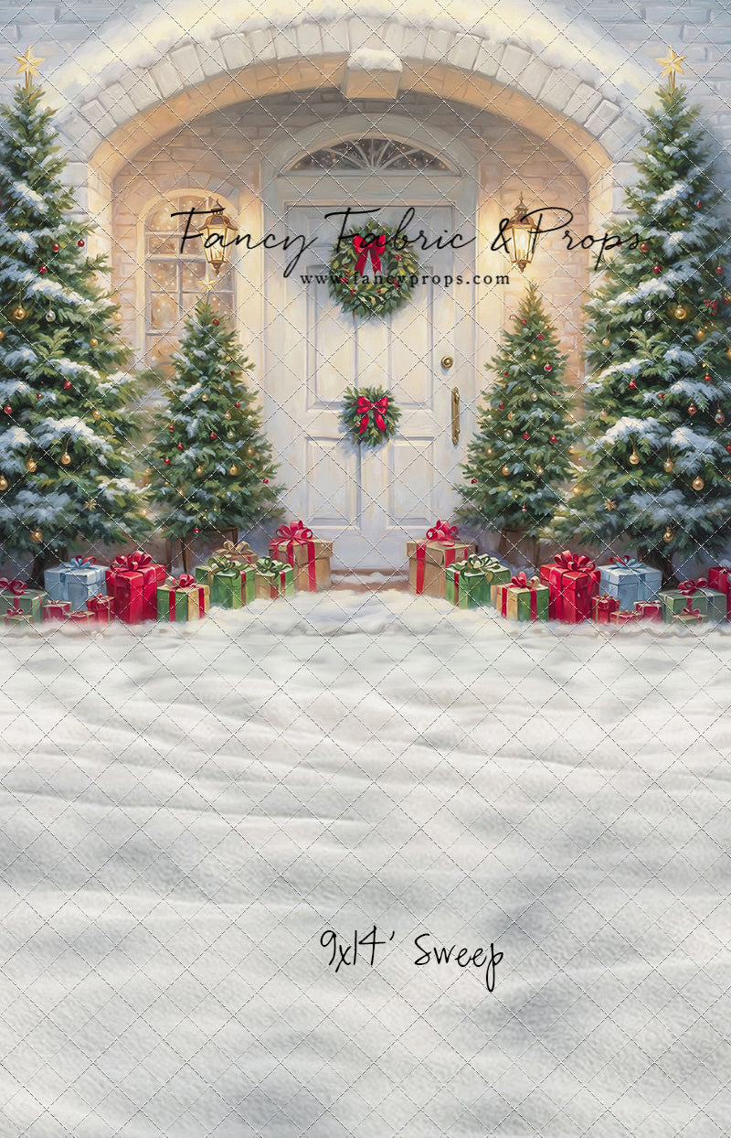Snowy Doorstep Delight - With Sweep Option