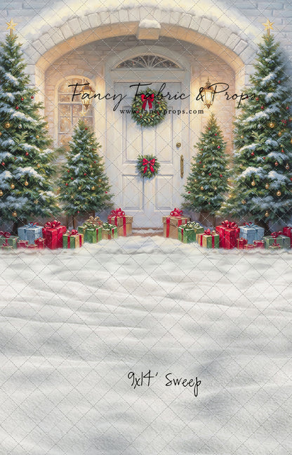 Snowy Doorstep Delight - With Sweep Option