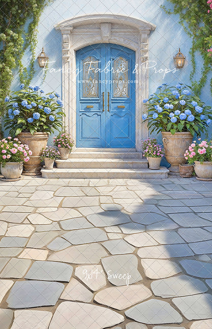 Summertime Patio - Blue Door - With Sweep Option