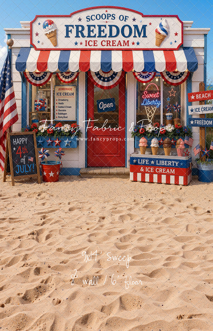 Sweet Liberty Ice Cream - With Sweep Option