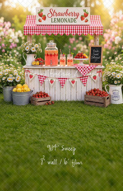 Sweet Strawberry Sips - With Sweep Option