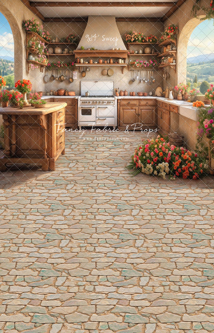 Tuscan Kitchen- With Sweep Option