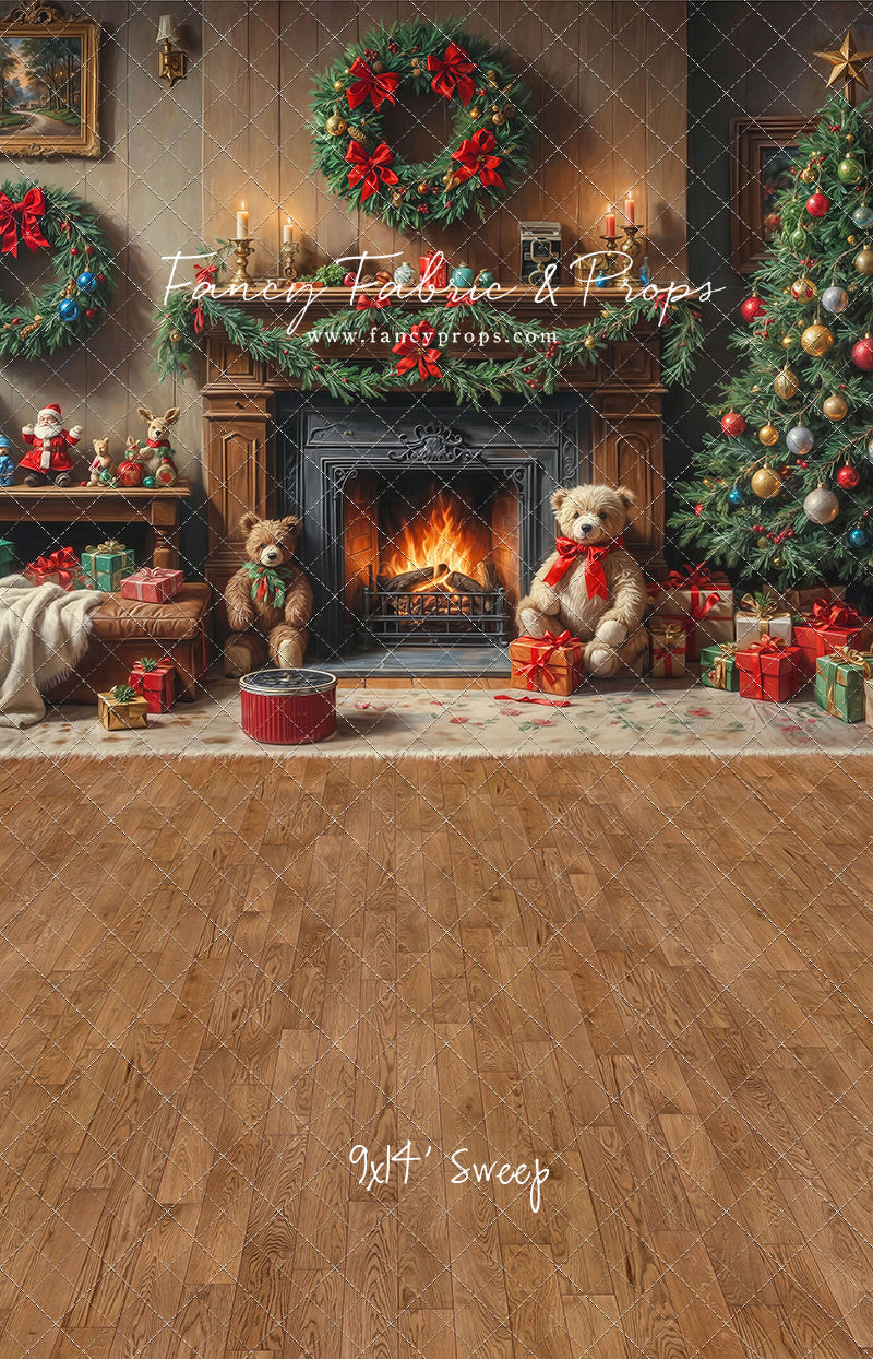 Warm Christmas Corner - With Sweep Option