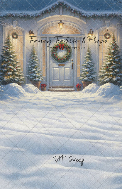 White Christmas Welcome - With Sweep Option