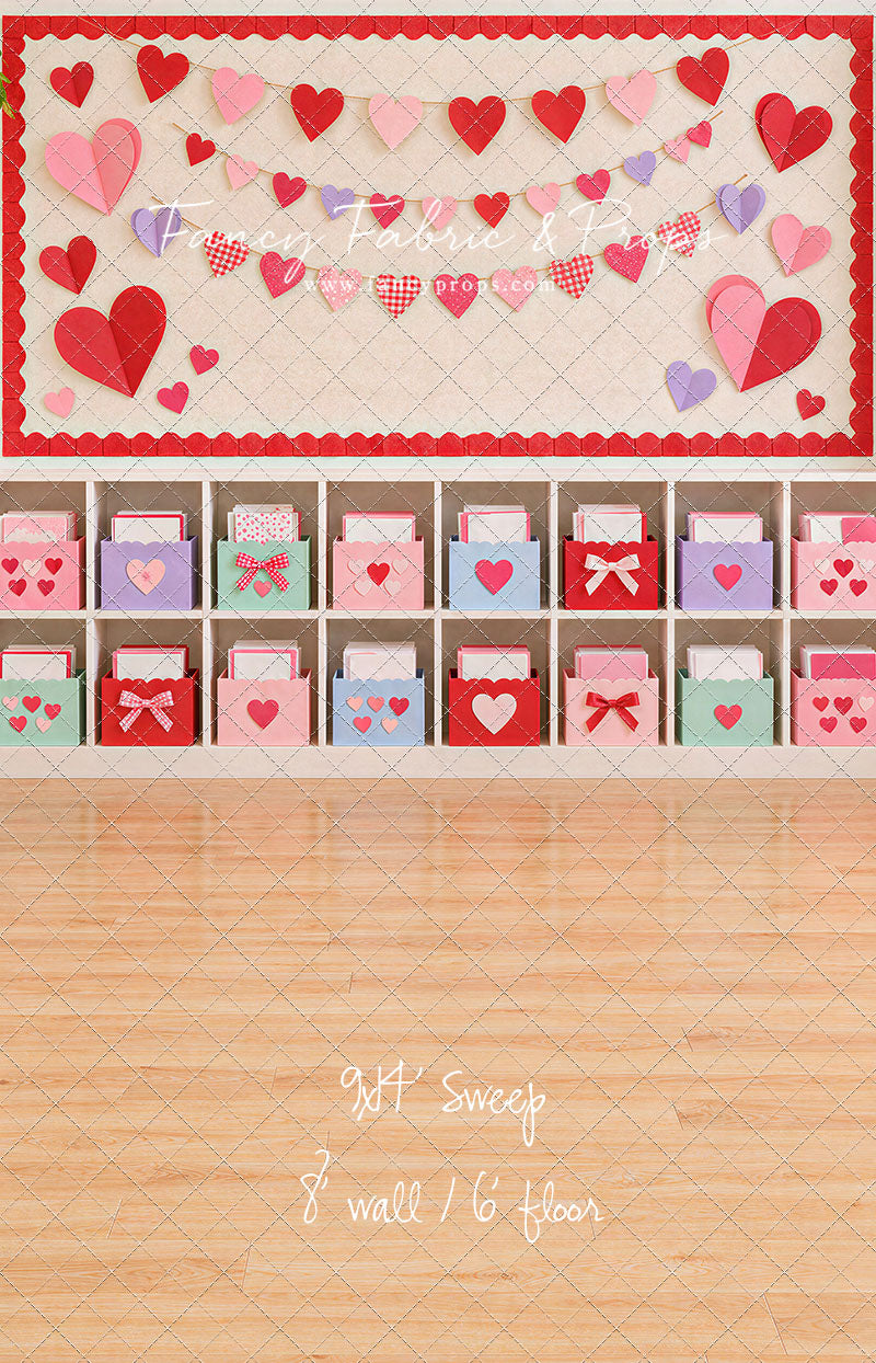 Cheerful Valentine Classroom - With Sweep Option