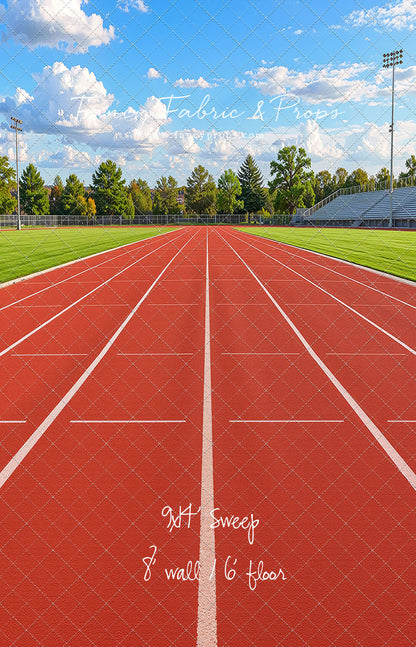 Track & Field Starting Line - With Sweep Option