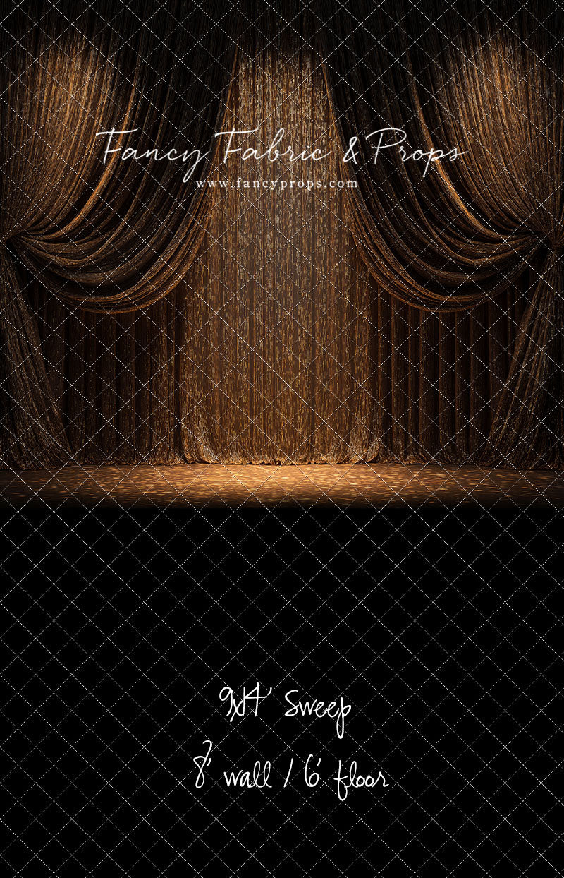 Amber Shimmer Stage - With Sweep Option