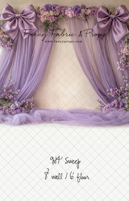 Amethyst Bow Blooms - With Sweep Option