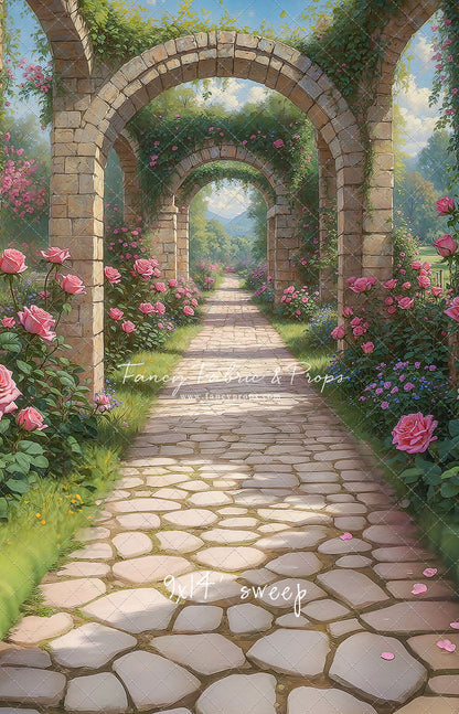 Arcadian Rose Gate - With Sweep Option