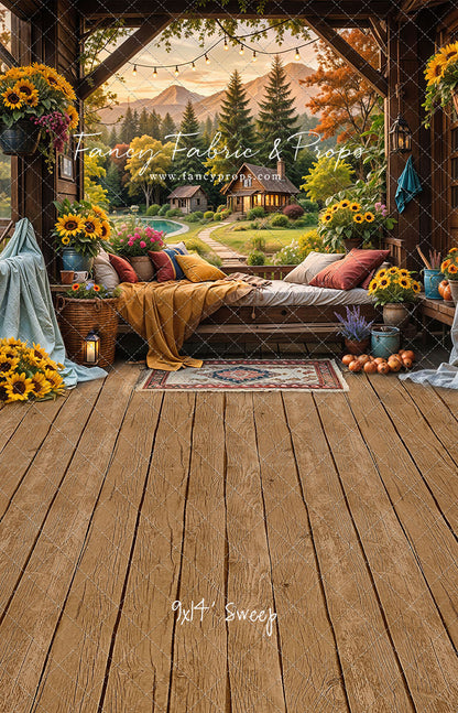 Autumn Sunflower Hideaway - With Sweep Option