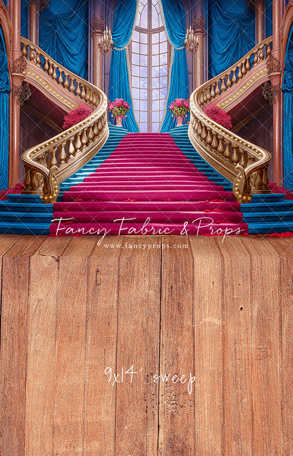 Ballroom Royal Staircase - Blue - With Sweep Option