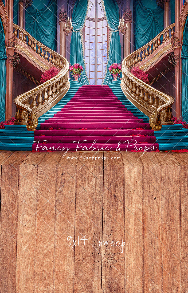 Ballroom Royal Staircase - Cyan - With Sweep Option