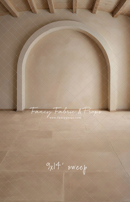 Beige Elegant Arch - Tile Floor - With Sweep Option
