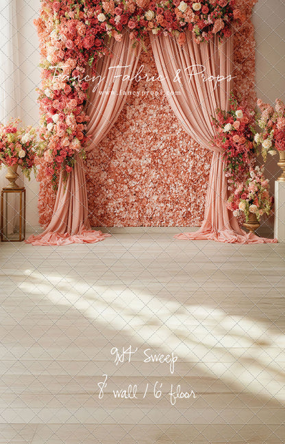 Blooming Flower Wall - With Sweep Option