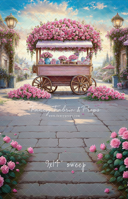 Blushing Bloom Cart - With Sweep Option