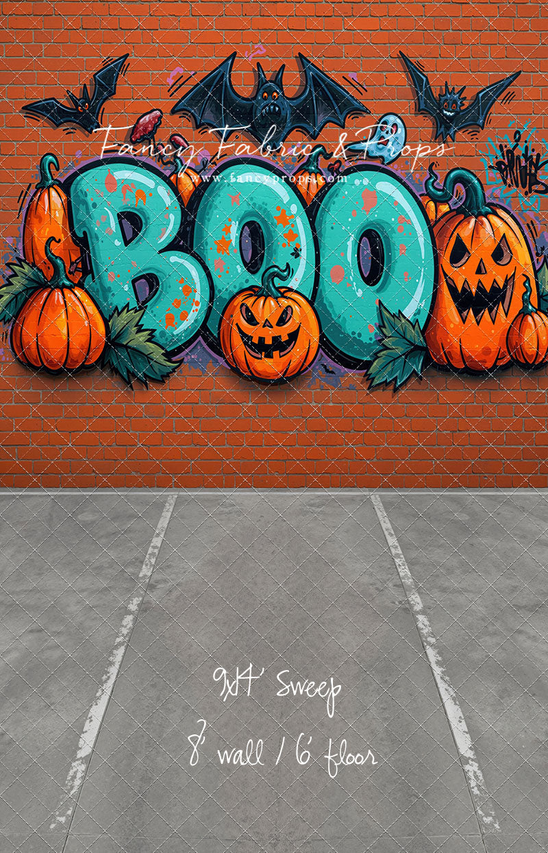 Boo Crew Graffiti Wall - With Sweep Option