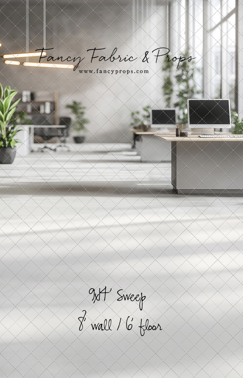 Bright & Modern Workspace - With Sweep Option