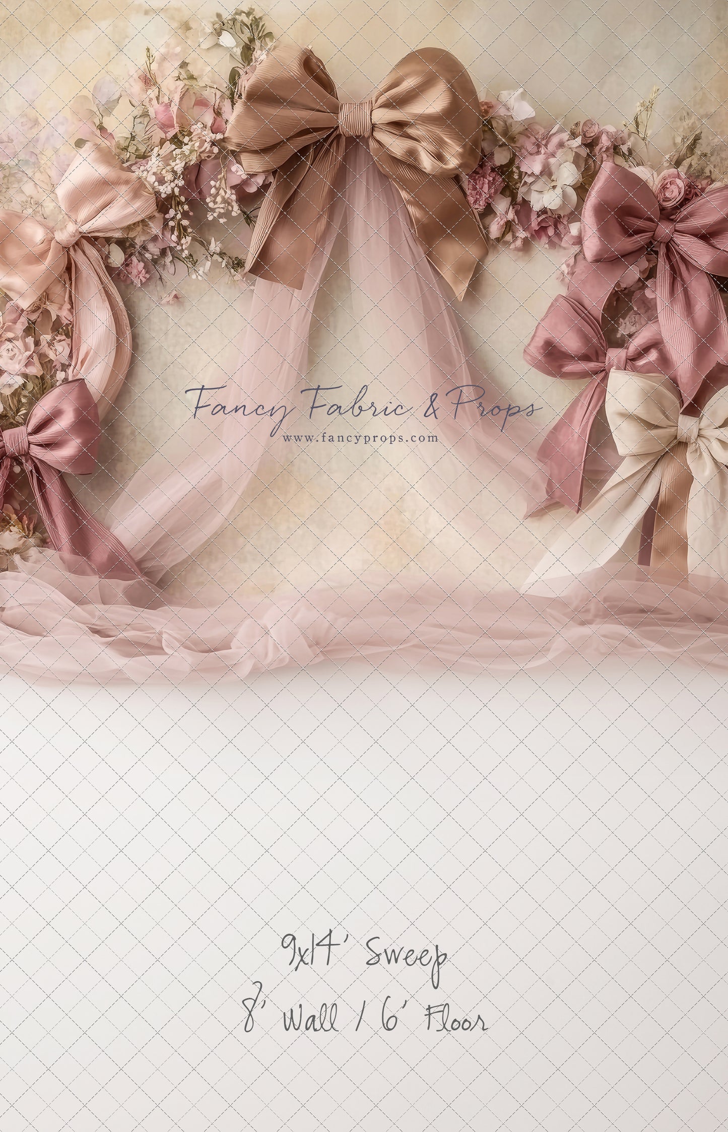 Champagne Rose Whimsy - With Sweep Option