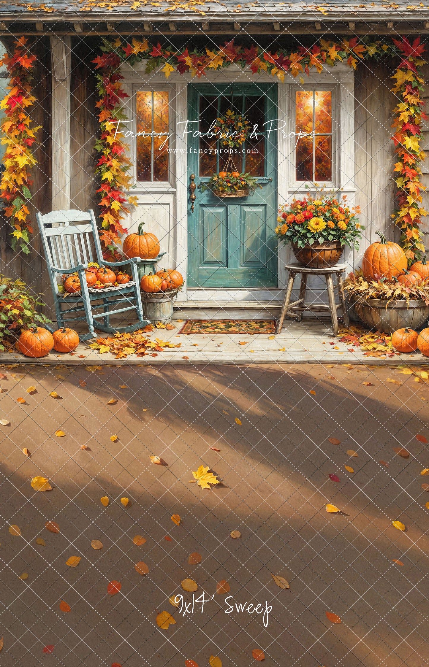 Charming Autumn Porch - With Sweep Option