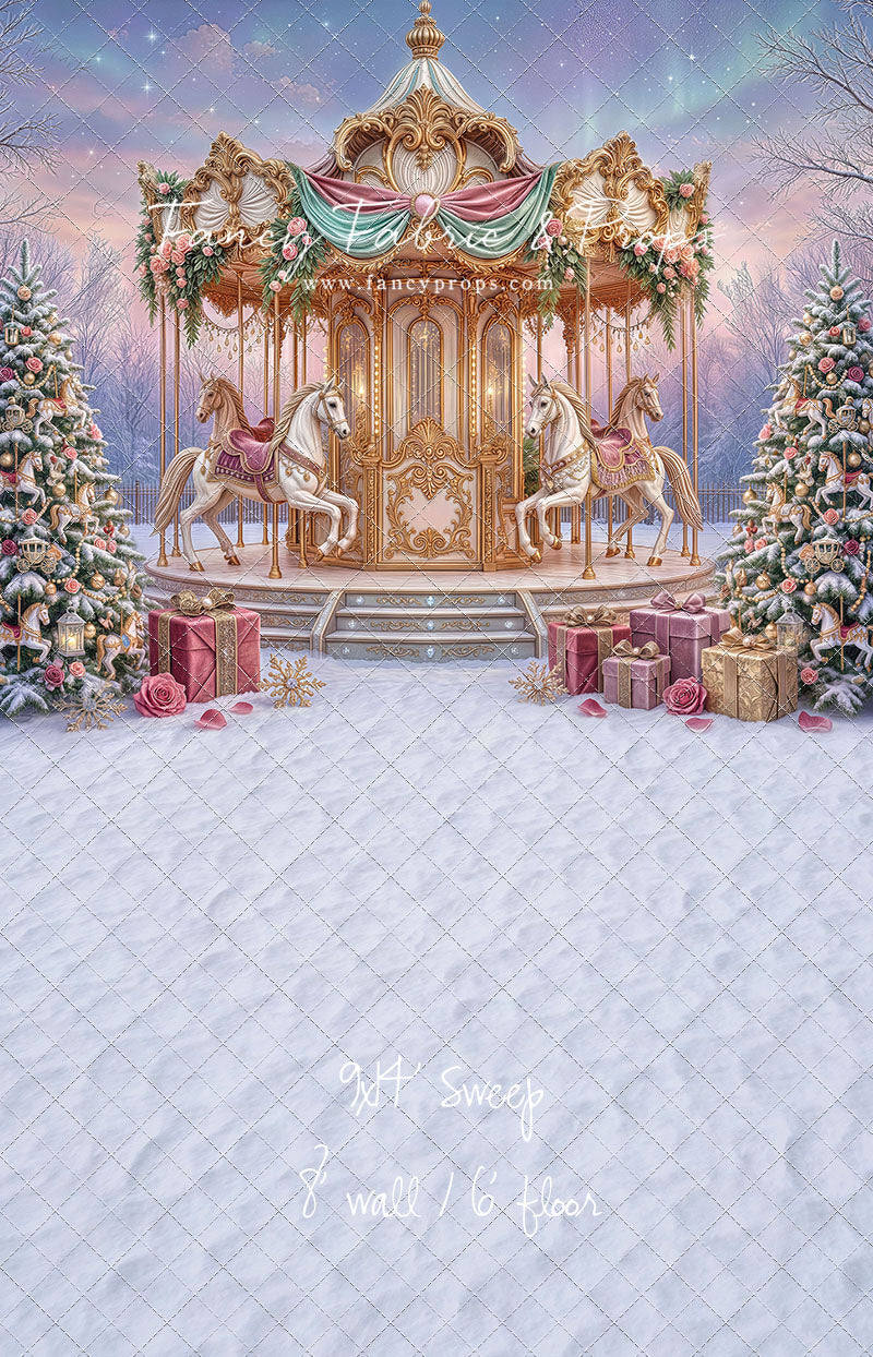 Christmas Carnation Carousel - With Sweep Option