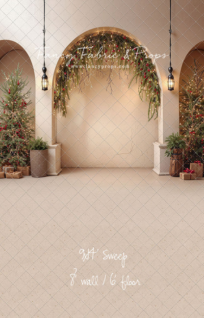 Christmas Courtyard Arch - With Sweep Option