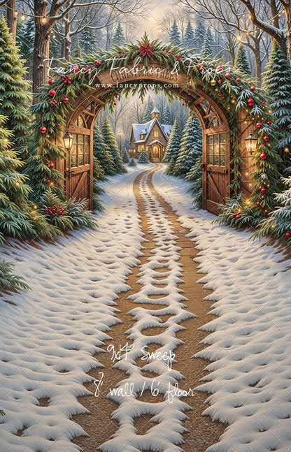 Christmas Path To Home - with Sweep Option