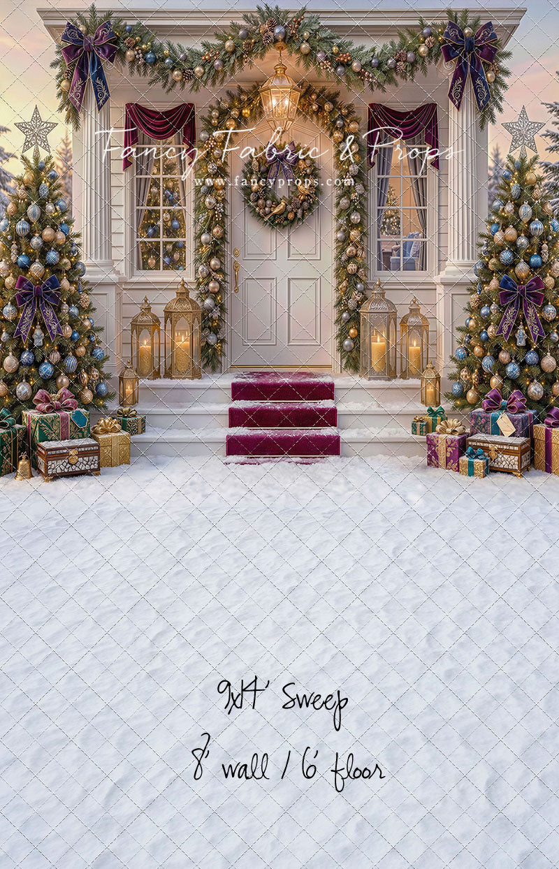 Christmas Plum Home - With Sweep Option