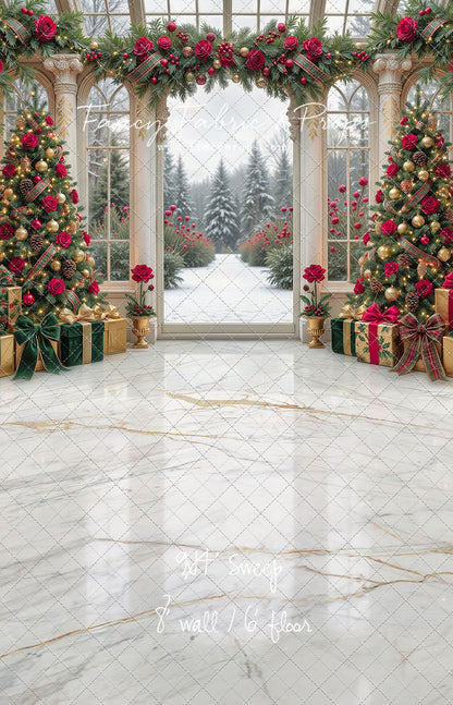 Christmas Rose Gala - with Sweep Option