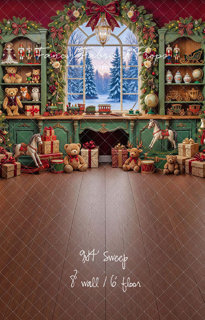 Christmas Toy Cabinet - with Sweep Option