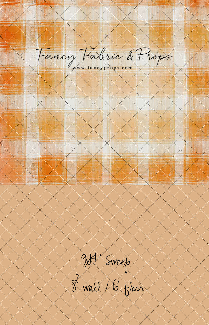Citrus Tartan- With Sweep Option