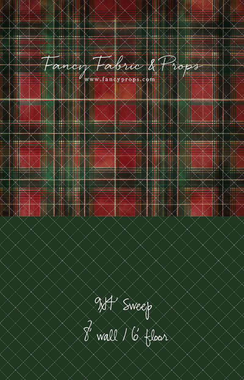 Classic Christmas Plaid - With Sweep Option