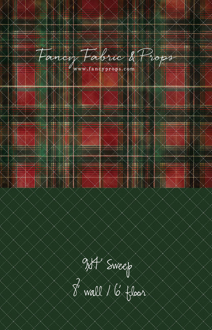 Classic Christmas Plaid - With Sweep Option