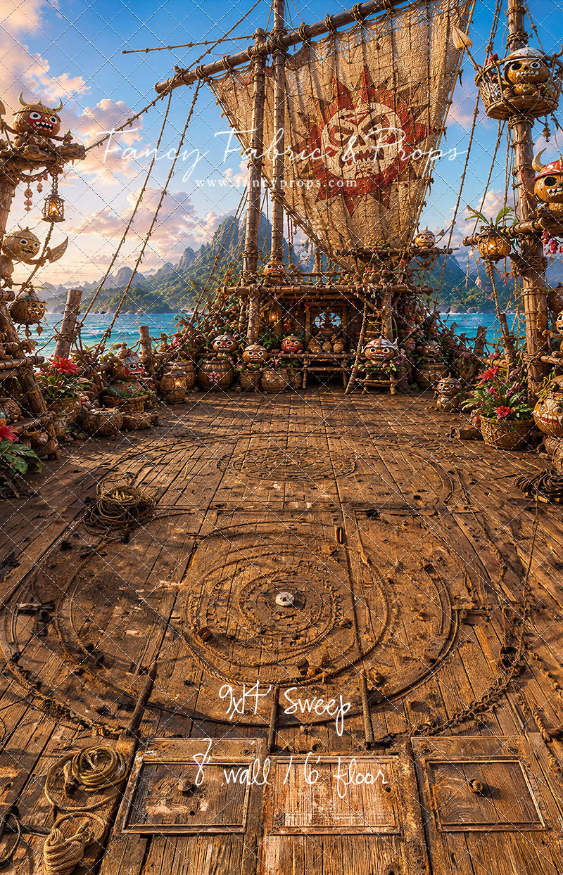 Coconut Pirate Voyage - With Sweep Option