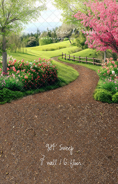 Country Road In Bloom - With Sweep Option