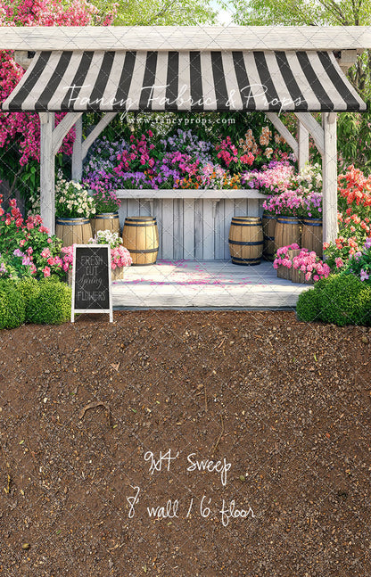 Country Spring Flower Shoppe - With Sweep Option