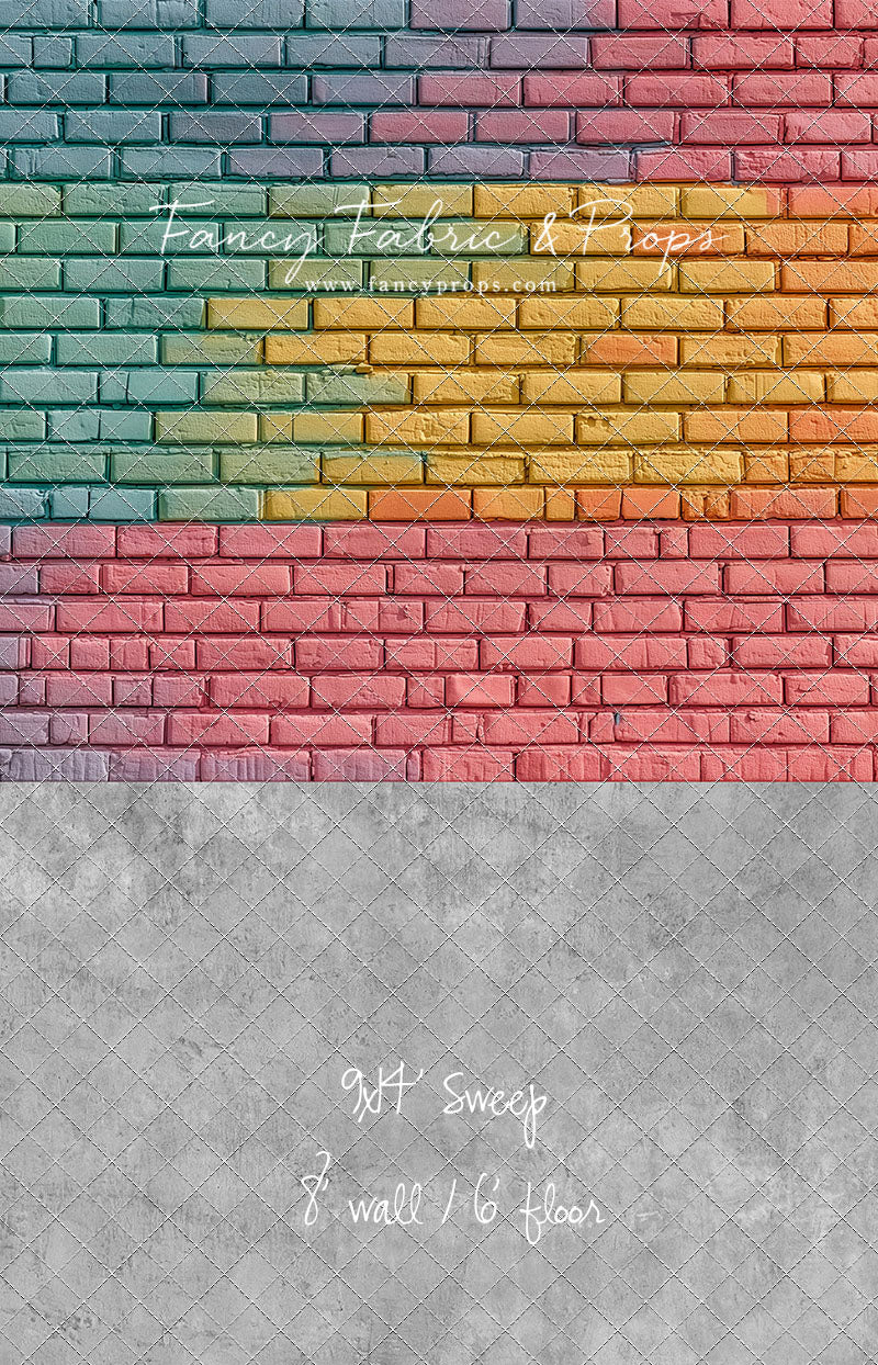Daydream Pastel Brick - With Sweep Option