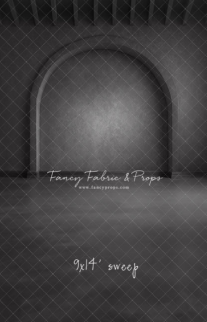 Elegant Charcoal Alcove - Solid Floor - With Sweep Option