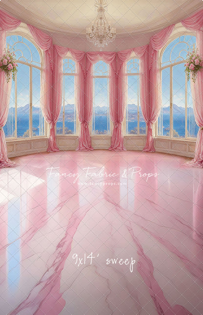 Elegant Summertime Mountain View - Marble Floor - With Sweep Option