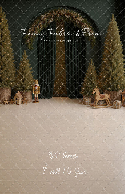 Emerald Christmas Arch - With Sweep Option