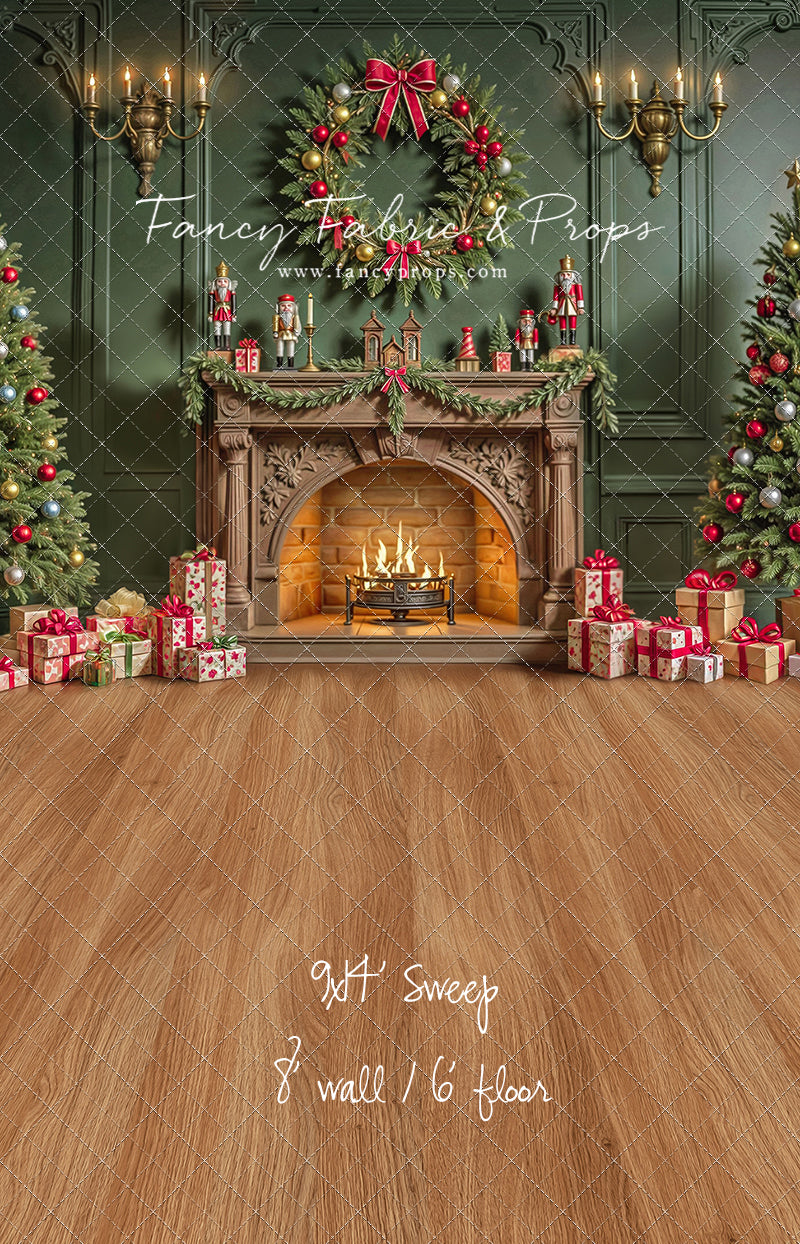 Emerald Christmas Room - with Sweep Option