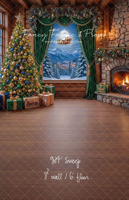 Emerald Mountain Sleigh View - with Sweep Option