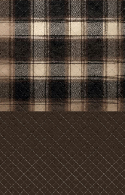 Espresso Flannel - With Sweep Option