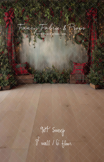 Evergreen Tartan Nook - With Sweep Option