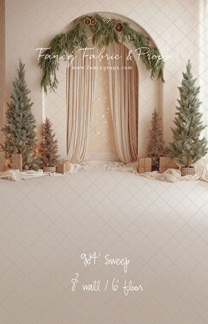 Evergreen & Ivory - With Sweep Option